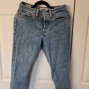 Levi's Wedgie Straight Leg 7/8th jeans US 27